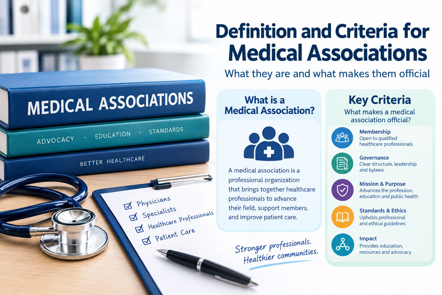 definition and criteria for medical associations